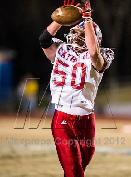 Thumbnail 3 in Charlotte Catholic vs. Statesville (NCHSAA 3AA West Final) photogallery.