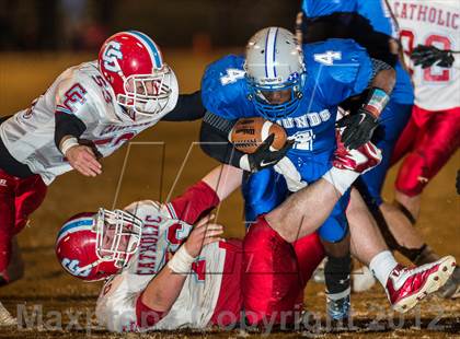 Thumbnail 1 in Charlotte Catholic vs. Statesville (NCHSAA 3AA West Final) photogallery.