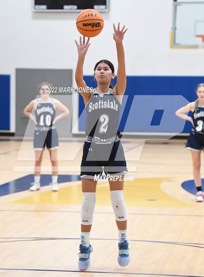Thumbnail 3 in Valley Lutheran vs. Scottsdale Preparatory Academy (PCDS Desert Classic) photogallery.