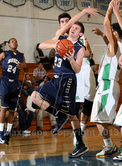 Thumbnail 2 in St. John Bosco vs. Eagle Rock (Blue Pride Classic) photogallery.