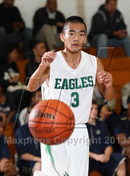 Thumbnail 2 in St. John Bosco vs. Eagle Rock (Blue Pride Classic) photogallery.