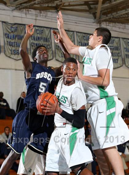 Thumbnail 1 in St. John Bosco vs. Eagle Rock (Blue Pride Classic) photogallery.
