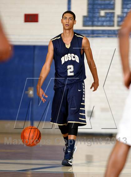 Thumbnail 1 in St. John Bosco vs. Eagle Rock (Blue Pride Classic) photogallery.