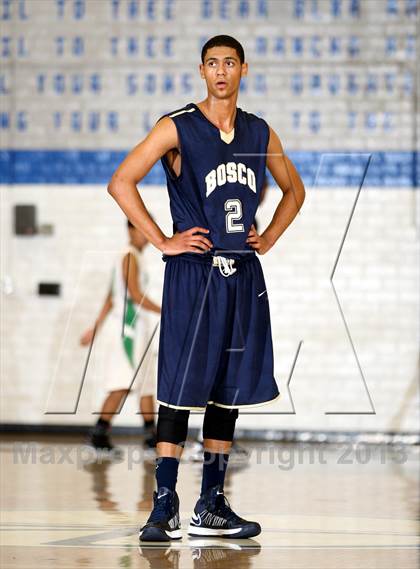 Thumbnail 1 in St. John Bosco vs. Eagle Rock (Blue Pride Classic) photogallery.