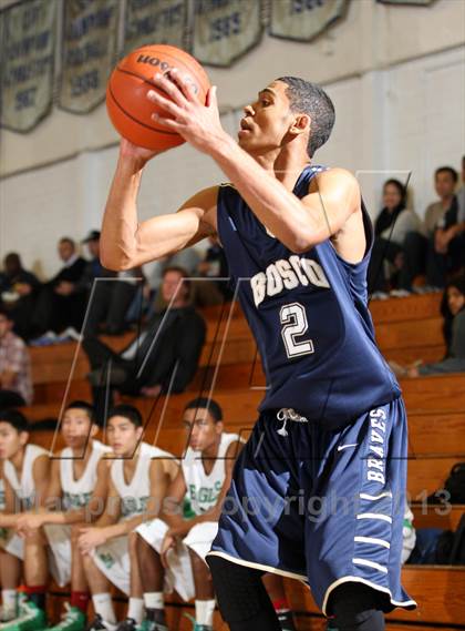 Thumbnail 1 in St. John Bosco vs. Eagle Rock (Blue Pride Classic) photogallery.