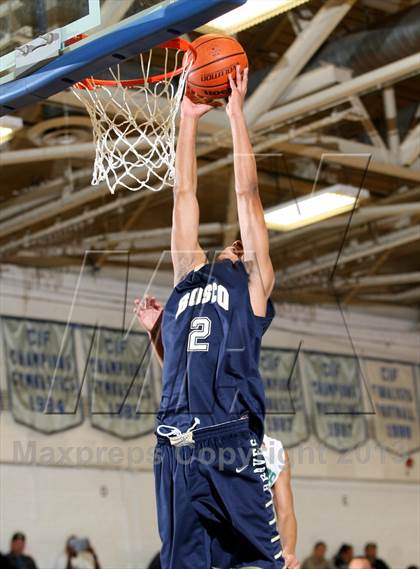 Thumbnail 2 in St. John Bosco vs. Eagle Rock (Blue Pride Classic) photogallery.