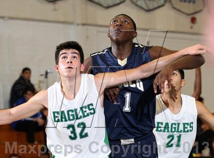 Thumbnail 2 in St. John Bosco vs. Eagle Rock (Blue Pride Classic) photogallery.