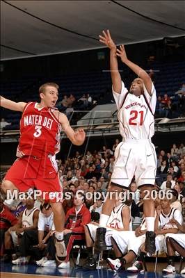 Thumbnail 1 in Westchester vs Mater Dei (Nike Extravaganza) photogallery.