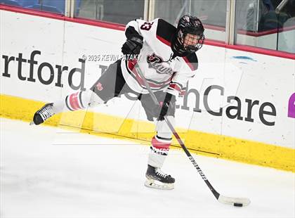 Thumbnail 3 in Notre Dame, WH vs. New Canaan (CIAC DI Semifinal) photogallery.
