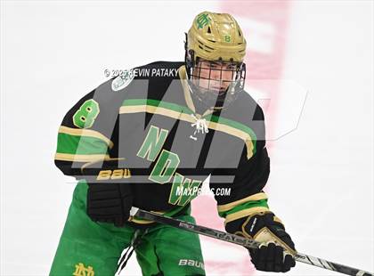 Thumbnail 3 in Notre Dame, WH vs. New Canaan (CIAC DI Semifinal) photogallery.