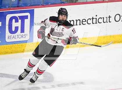 Thumbnail 2 in Notre Dame, WH vs. New Canaan (CIAC DI Semifinal) photogallery.