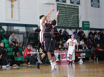 Thumbnail 3 in JSerra Catholic vs. Cantwell-Sacred Heart (MLK Showcase) photogallery.