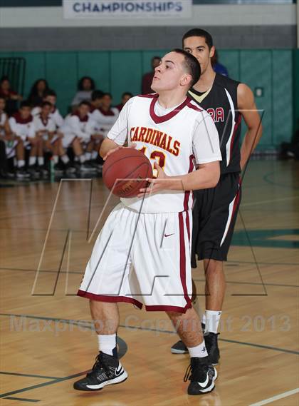 Thumbnail 2 in JSerra Catholic vs. Cantwell-Sacred Heart (MLK Showcase) photogallery.