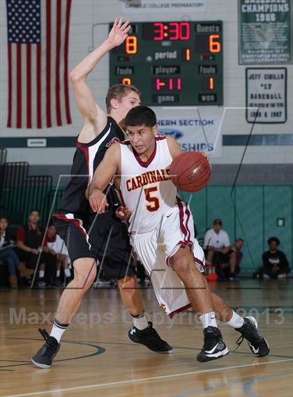 Thumbnail 1 in JSerra Catholic vs. Cantwell-Sacred Heart (MLK Showcase) photogallery.