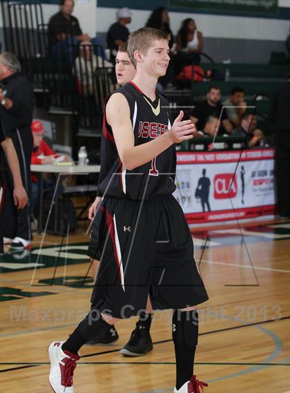 Thumbnail 1 in JSerra Catholic vs. Cantwell-Sacred Heart (MLK Showcase) photogallery.