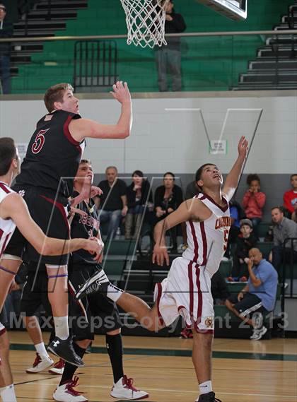 Thumbnail 3 in JSerra Catholic vs. Cantwell-Sacred Heart (MLK Showcase) photogallery.