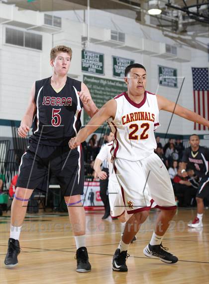 Thumbnail 1 in JSerra Catholic vs. Cantwell-Sacred Heart (MLK Showcase) photogallery.