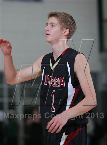 Thumbnail 1 in JSerra Catholic vs. Cantwell-Sacred Heart (MLK Showcase) photogallery.