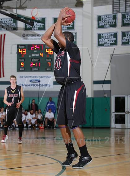 Thumbnail 3 in JSerra Catholic vs. Cantwell-Sacred Heart (MLK Showcase) photogallery.