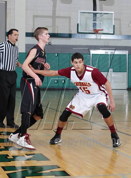 Thumbnail 3 in JSerra Catholic vs. Cantwell-Sacred Heart (MLK Showcase) photogallery.