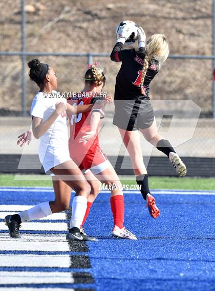 Thumbnail 1 in Ursuline Academy vs Carondelet (National Elite Prep Showcase) photogallery.