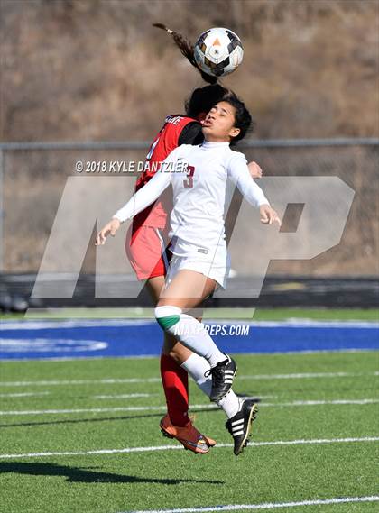 Thumbnail 2 in Ursuline Academy vs Carondelet (National Elite Prep Showcase) photogallery.