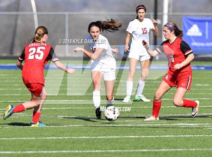 Thumbnail 3 in Ursuline Academy vs Carondelet (National Elite Prep Showcase) photogallery.