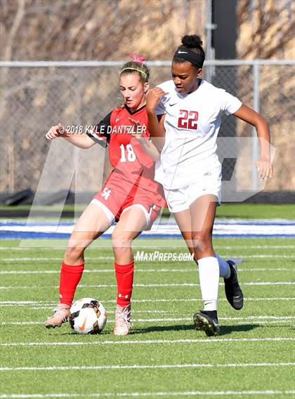 Thumbnail 2 in Ursuline Academy vs Carondelet (National Elite Prep Showcase) photogallery.