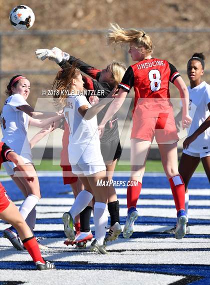 Thumbnail 1 in Ursuline Academy vs Carondelet (National Elite Prep Showcase) photogallery.