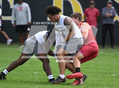 Thumbnail 2 in Inglewood vs. Cathedral Catholic (Battle At The Beach) photogallery.