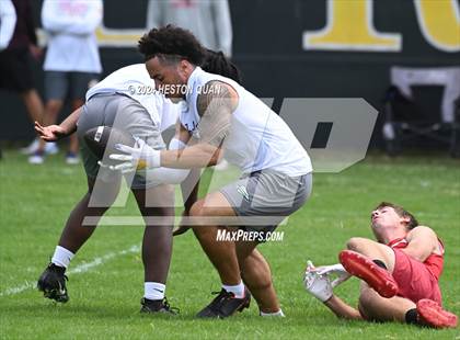 Thumbnail 3 in Inglewood vs. Cathedral Catholic (Battle At The Beach) photogallery.