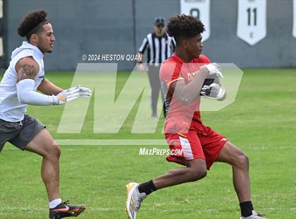 Thumbnail 3 in Inglewood vs. Cathedral Catholic (Battle At The Beach) photogallery.