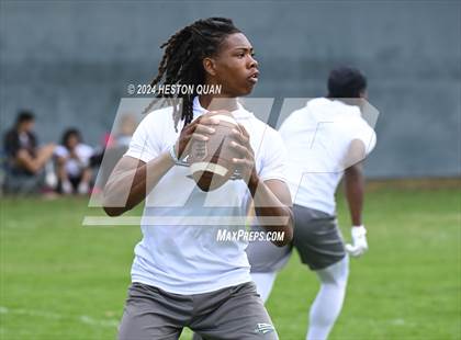 Thumbnail 3 in Inglewood vs. Cathedral Catholic (Battle At The Beach) photogallery.