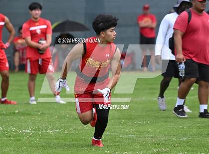 Thumbnail 2 in Inglewood vs. Cathedral Catholic (Battle At The Beach) photogallery.