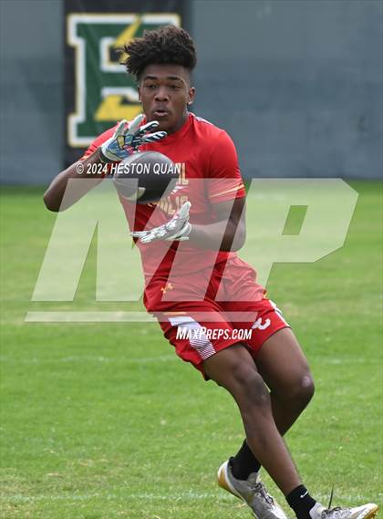 Thumbnail 1 in Inglewood vs. Cathedral Catholic (Battle At The Beach) photogallery.