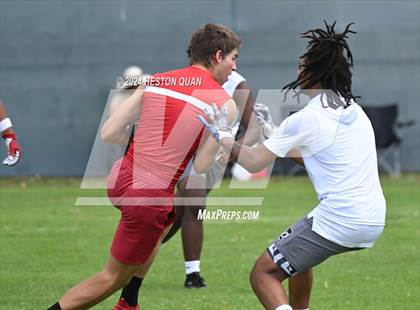 Thumbnail 3 in Inglewood vs. Cathedral Catholic (Battle At The Beach) photogallery.