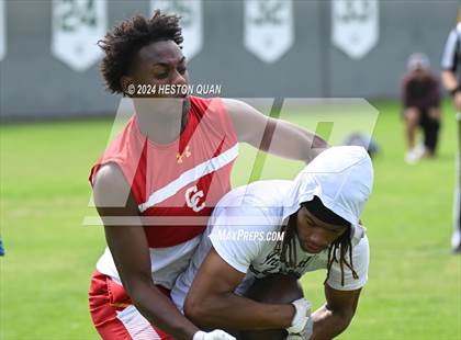 Thumbnail 3 in Inglewood vs. Cathedral Catholic (Battle At The Beach) photogallery.