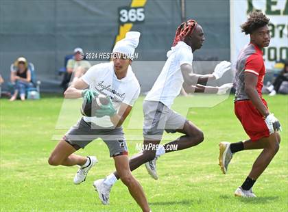 Thumbnail 3 in Inglewood vs. Cathedral Catholic (Battle At The Beach) photogallery.