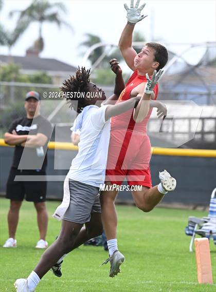 Thumbnail 1 in Inglewood vs. Cathedral Catholic (Battle At The Beach) photogallery.