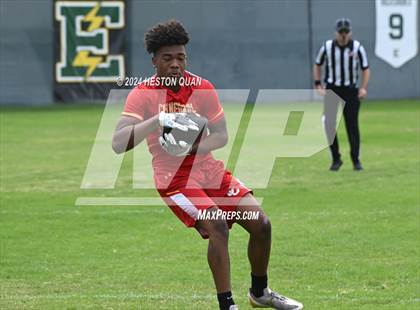 Thumbnail 2 in Inglewood vs. Cathedral Catholic (Battle At The Beach) photogallery.
