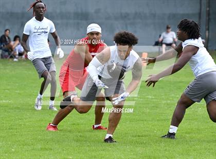 Thumbnail 2 in Inglewood vs. Cathedral Catholic (Battle At The Beach) photogallery.