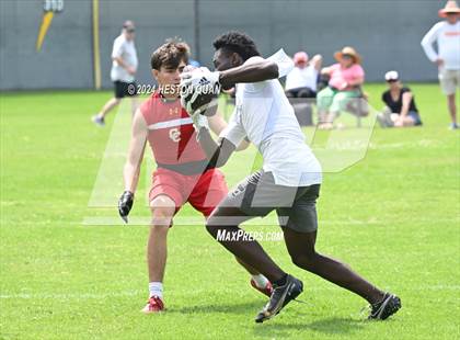 Thumbnail 3 in Inglewood vs. Cathedral Catholic (Battle At The Beach) photogallery.