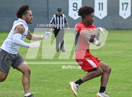 Thumbnail 1 in Inglewood vs. Cathedral Catholic (Battle At The Beach) photogallery.