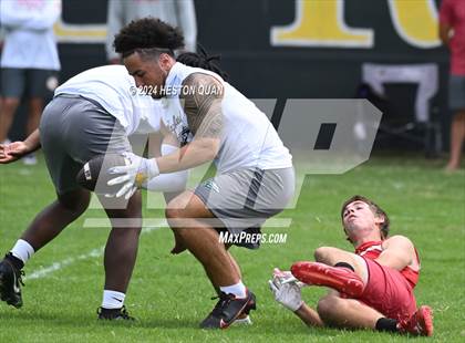Thumbnail 2 in Inglewood vs. Cathedral Catholic (Battle At The Beach) photogallery.