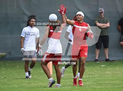 Thumbnail 3 in Inglewood vs. Cathedral Catholic (Battle At The Beach) photogallery.