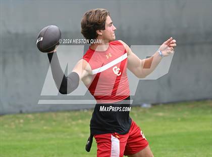 Thumbnail 2 in Inglewood vs. Cathedral Catholic (Battle At The Beach) photogallery.