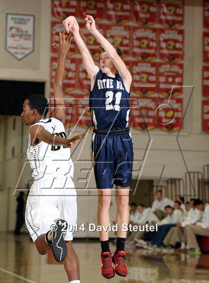 Thumbnail 3 in Notre Dame (SO) vs. Xavier Prep (Father Barry Christmas Classic) photogallery.