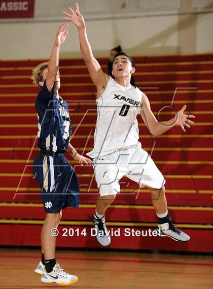 Thumbnail 2 in Notre Dame (SO) vs. Xavier Prep (Father Barry Christmas Classic) photogallery.