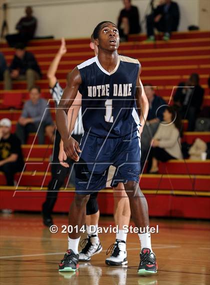 Thumbnail 3 in Notre Dame (SO) vs. Xavier Prep (Father Barry Christmas Classic) photogallery.