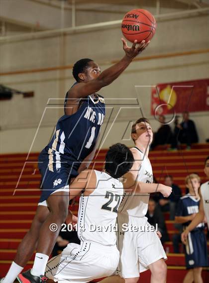 Thumbnail 1 in Notre Dame (SO) vs. Xavier Prep (Father Barry Christmas Classic) photogallery.